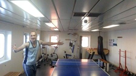 Physical exercise to kick start a Mariner's tough life at sea