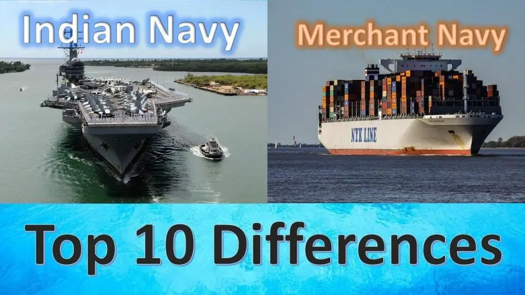 Merchant Navy vs Indian Navy