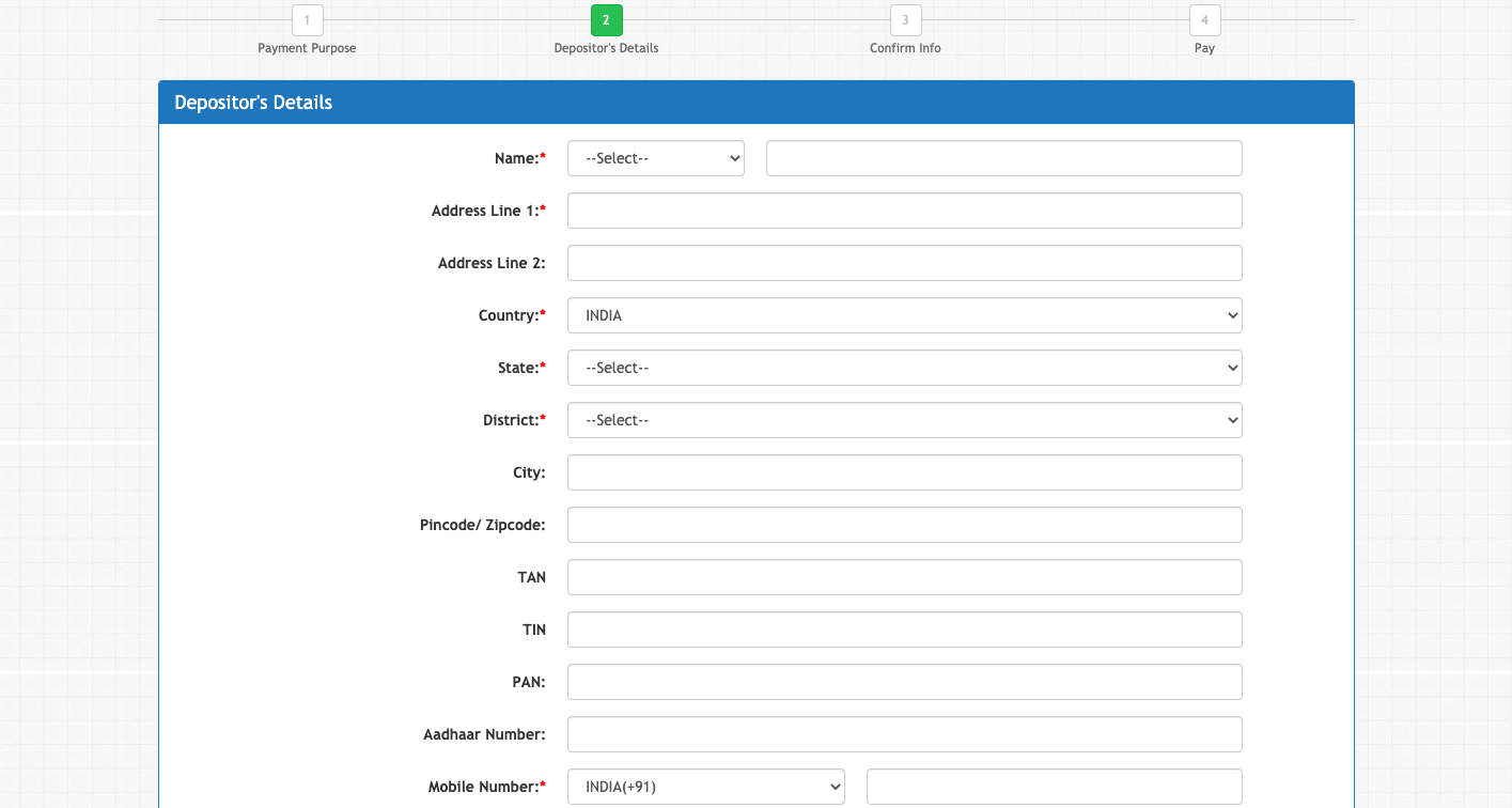 depositors details