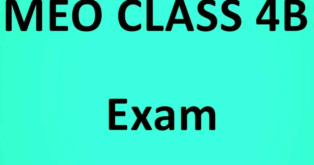 MEO CLASS 4