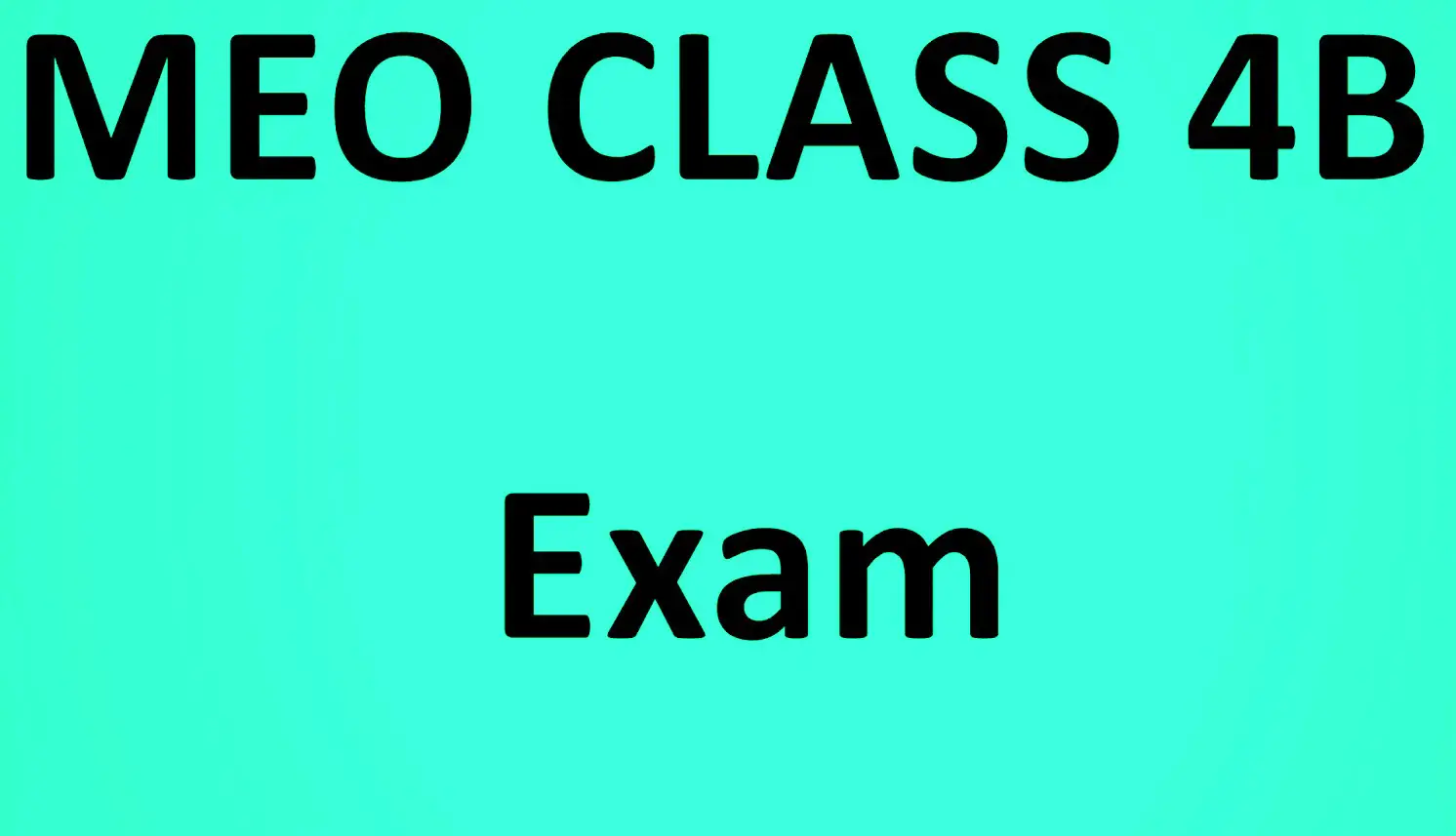 MEO CLASS 4